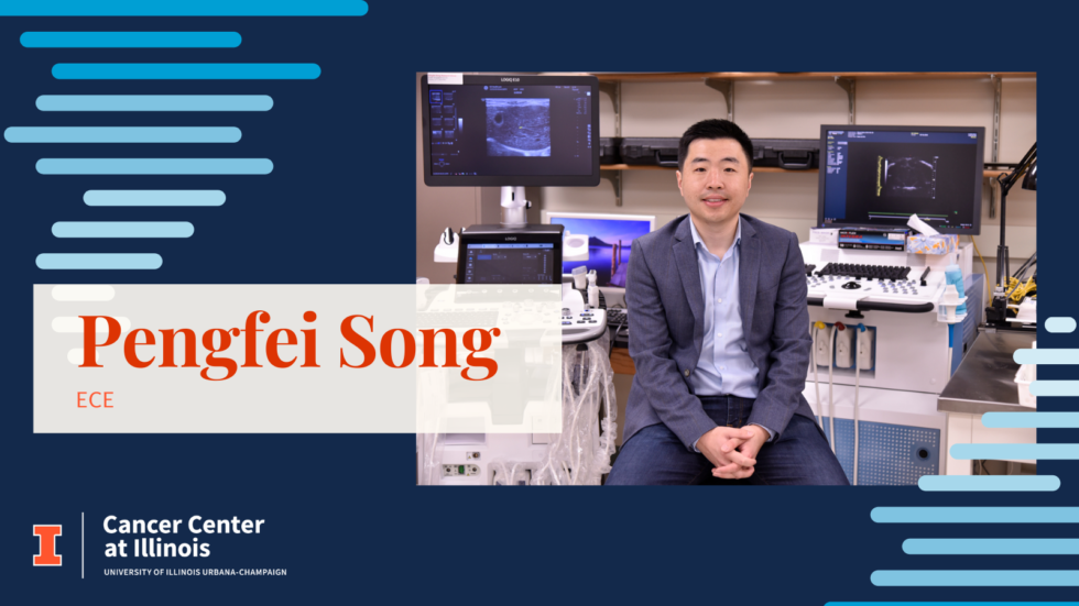 Pengfei Song, the lead researcher at the Cancer Center at Illinois, which has been awarded a $20m grant